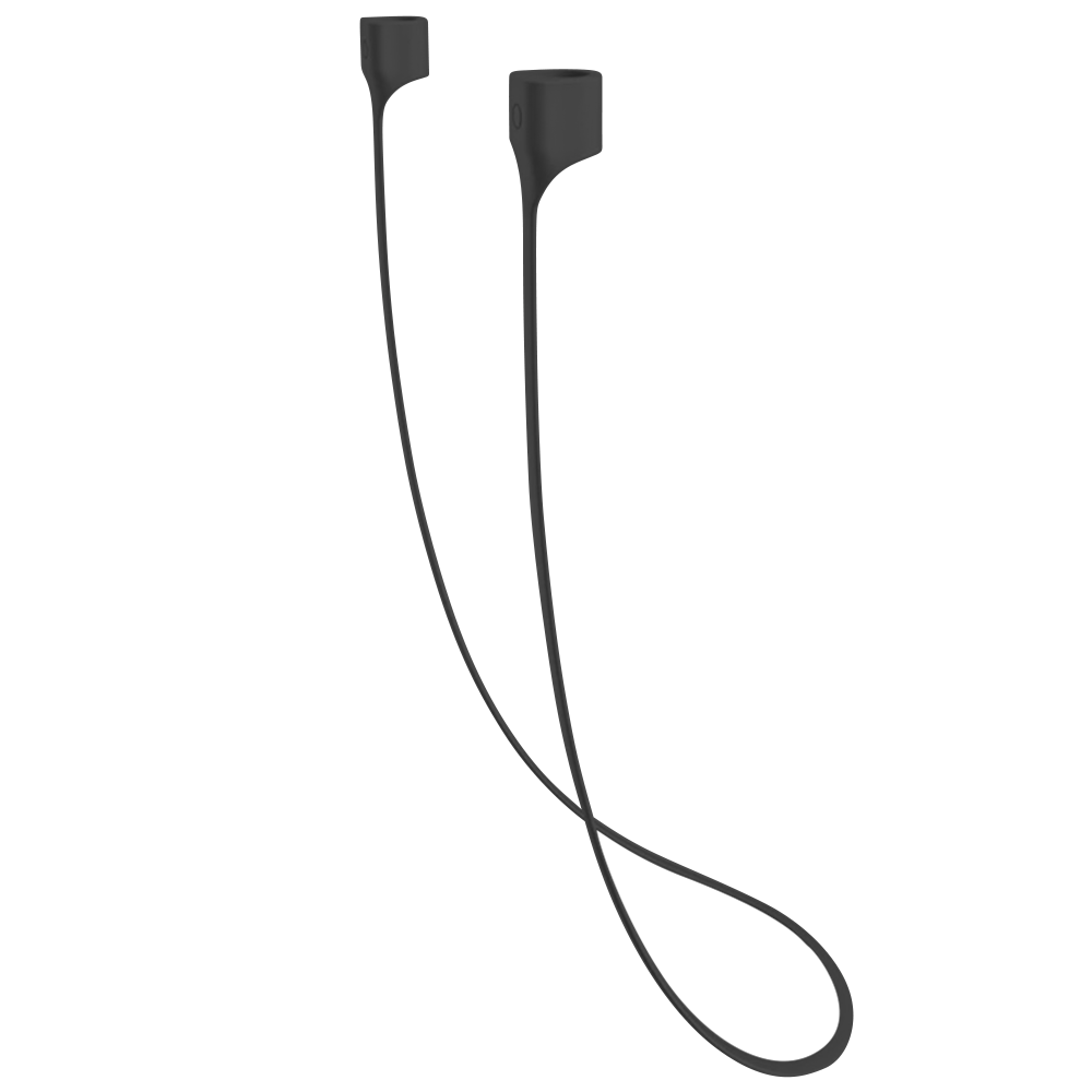 Силиконовый шнурок Deppa для AirPods, черный