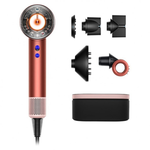 Фен Dyson Supersonic Nural HD16 (Strawberry bronze/Blush pink) - Подарочный кейс для хранения