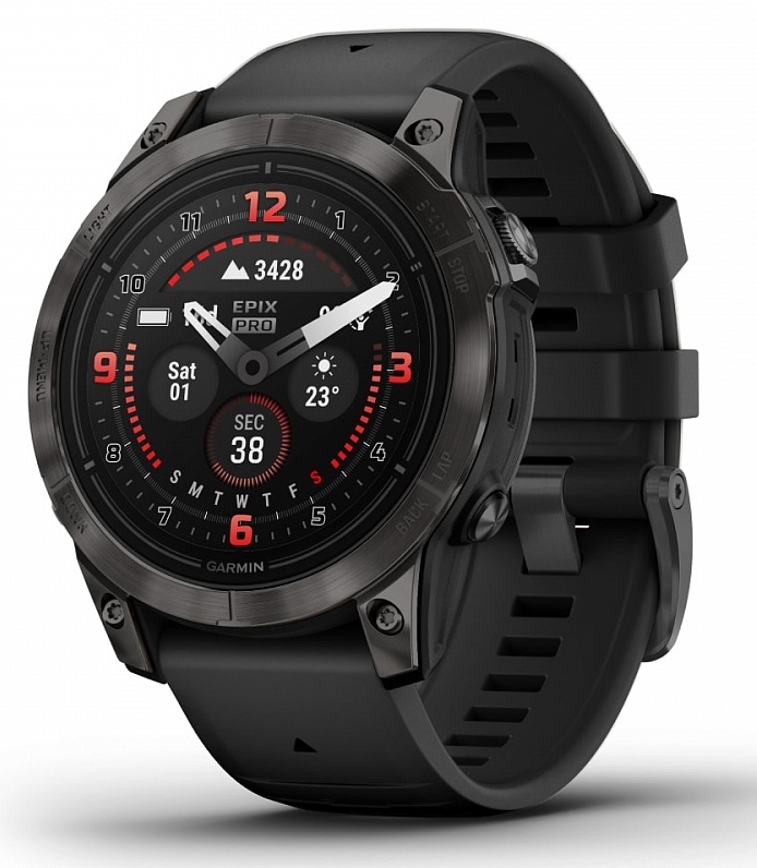 Умные часы Garmin Epix Pro Gen 2 Sapphire Titanium Black 47mm