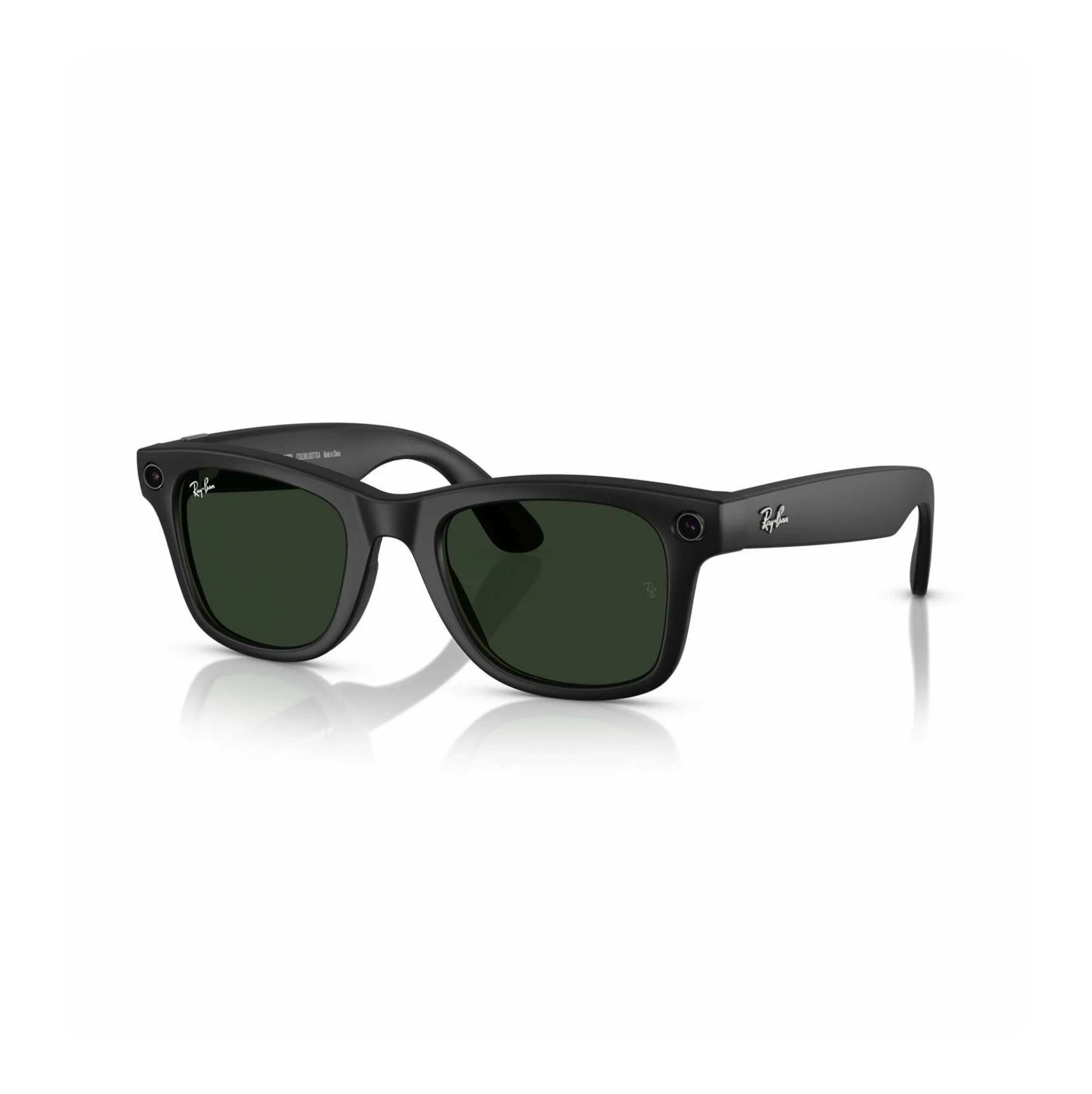 Умные очки RayBan Meta Wayfarer RW4008 Matte Black/Clear to Graphite Green Transitions (155 - 53 Size)