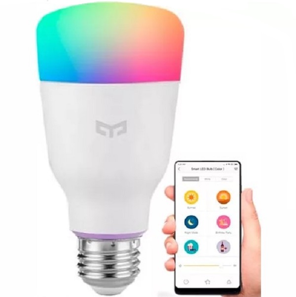 Умная лампочка Yeelight Smart LED Bulb 1S Colorful, White