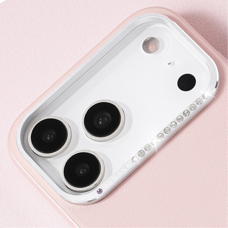 Чехол PYNANA для iPhone 17 Pro Max Starry Series Magsafe, Розовый