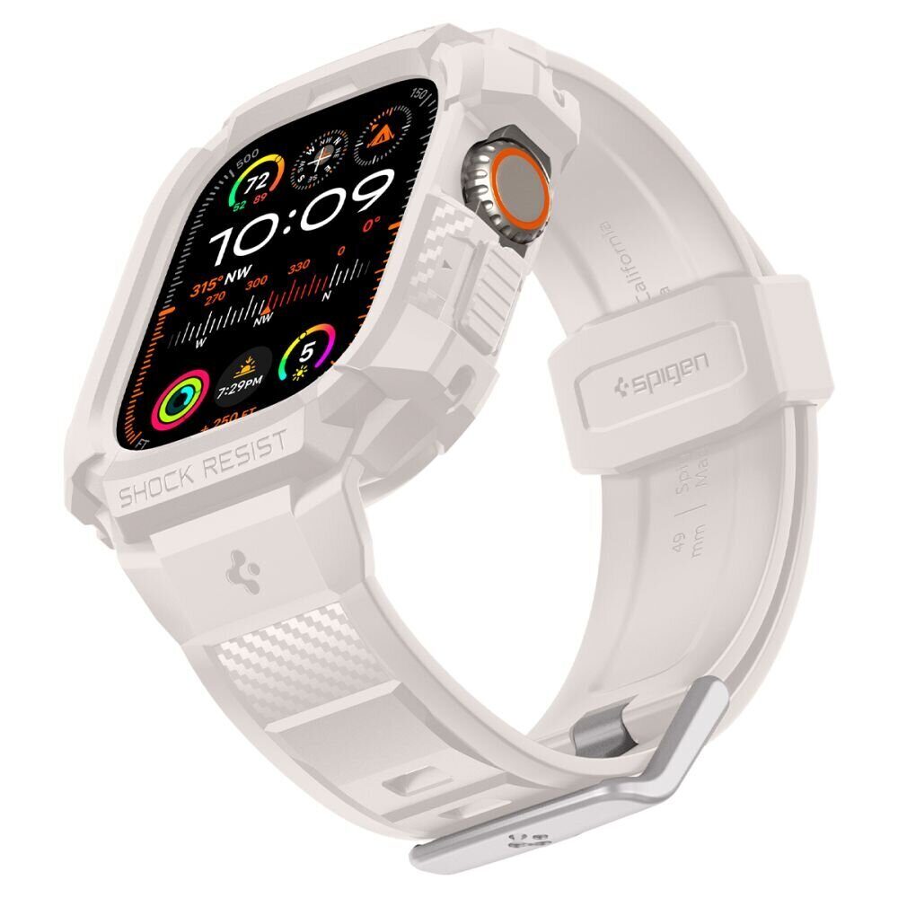 Ремешок+защитный чехол SPIGEN RUGGED ARMOR ”PRO” для APPLE WATCH ULTRA 1 / 2 (49 MM) Dune Beige