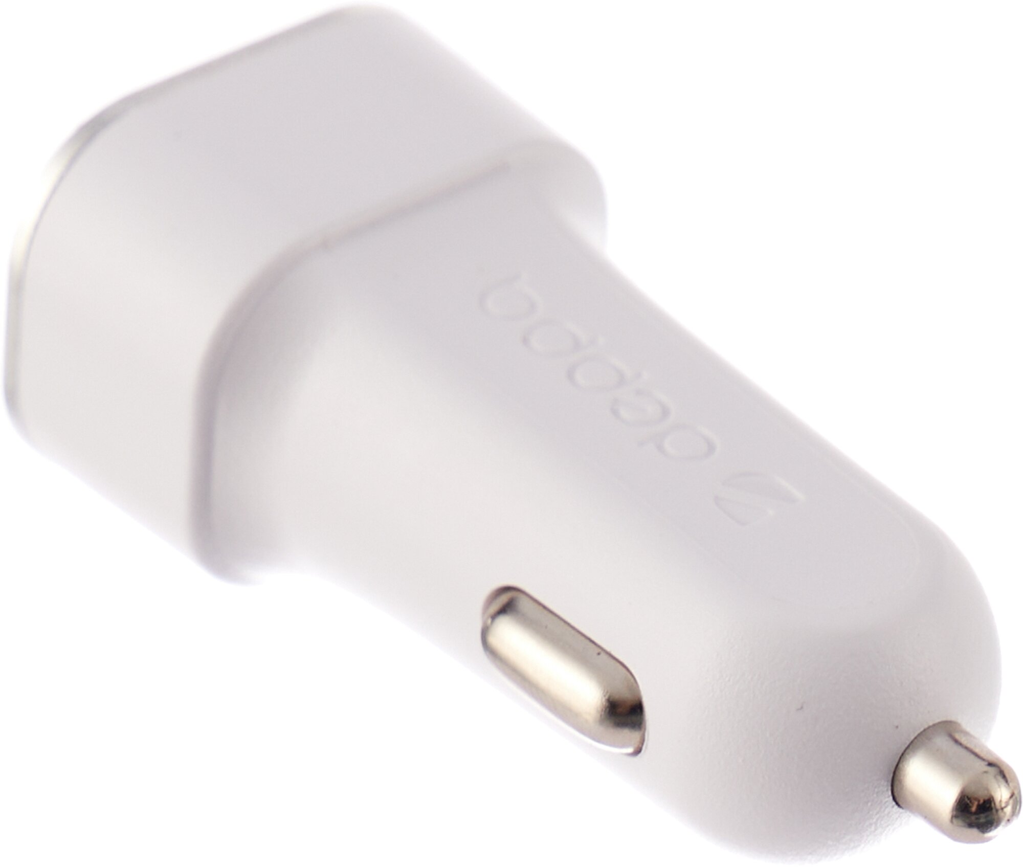 Автомобильное зарядное устройство Deppa Ultra 2 USB-A + кабель Lightning, 10W, белый