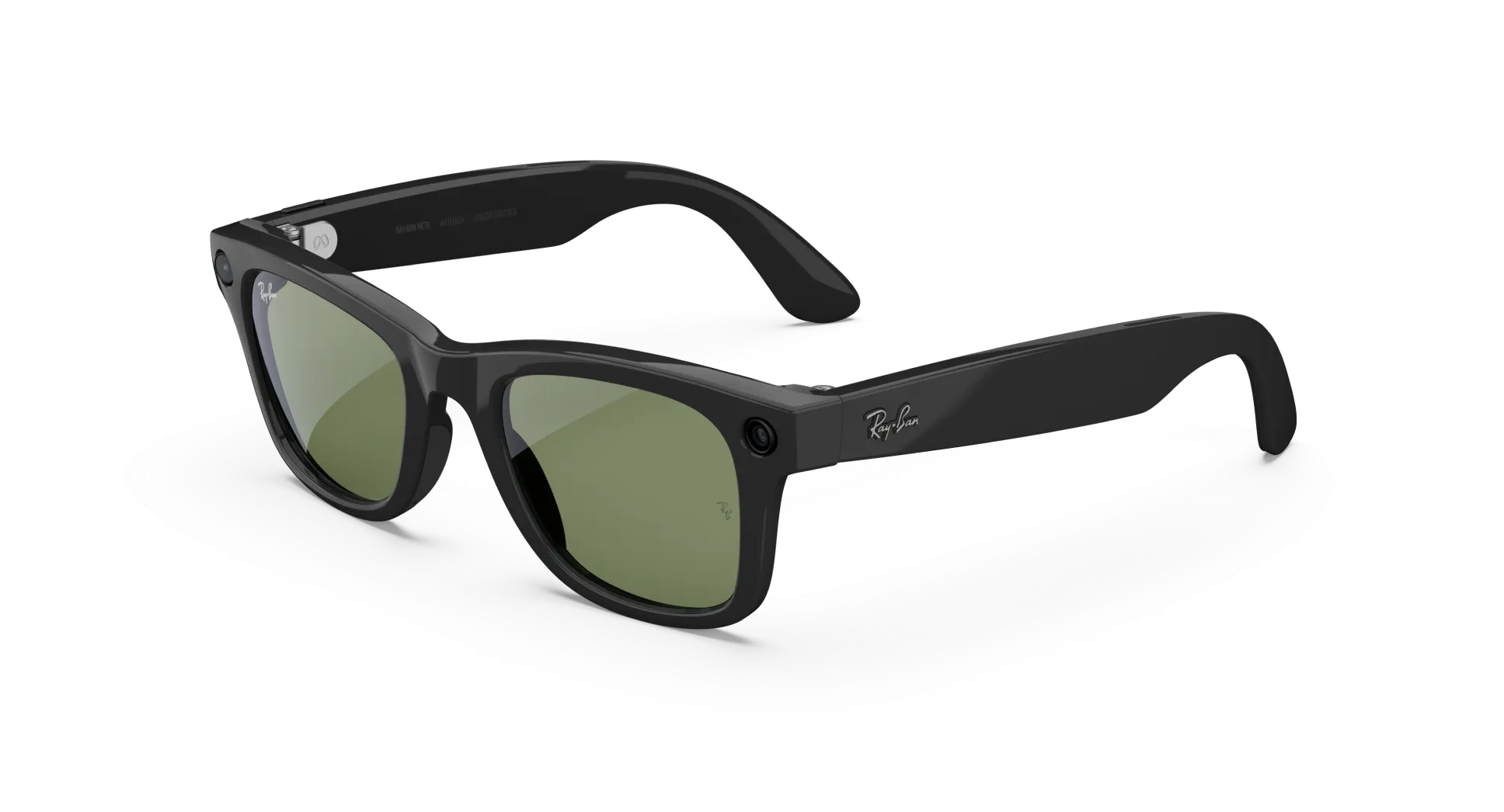 Умные очки RayBan Wayfarer (Gen 2) RW4012 Shiny Black/Green G15 M 150-50mm (601/7150)