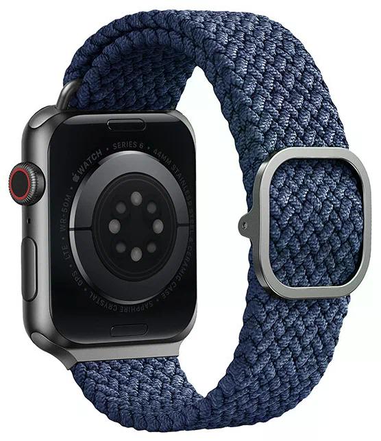 Ремешок Uniq для Apple Watch 42/41/40 mm ASPEN Strap Braided Blue
