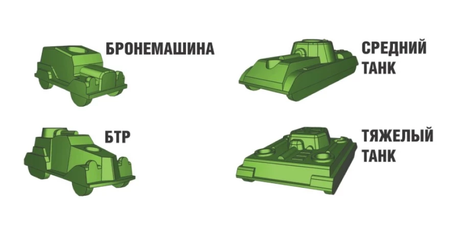 Настольная игра "Танковый Бой"