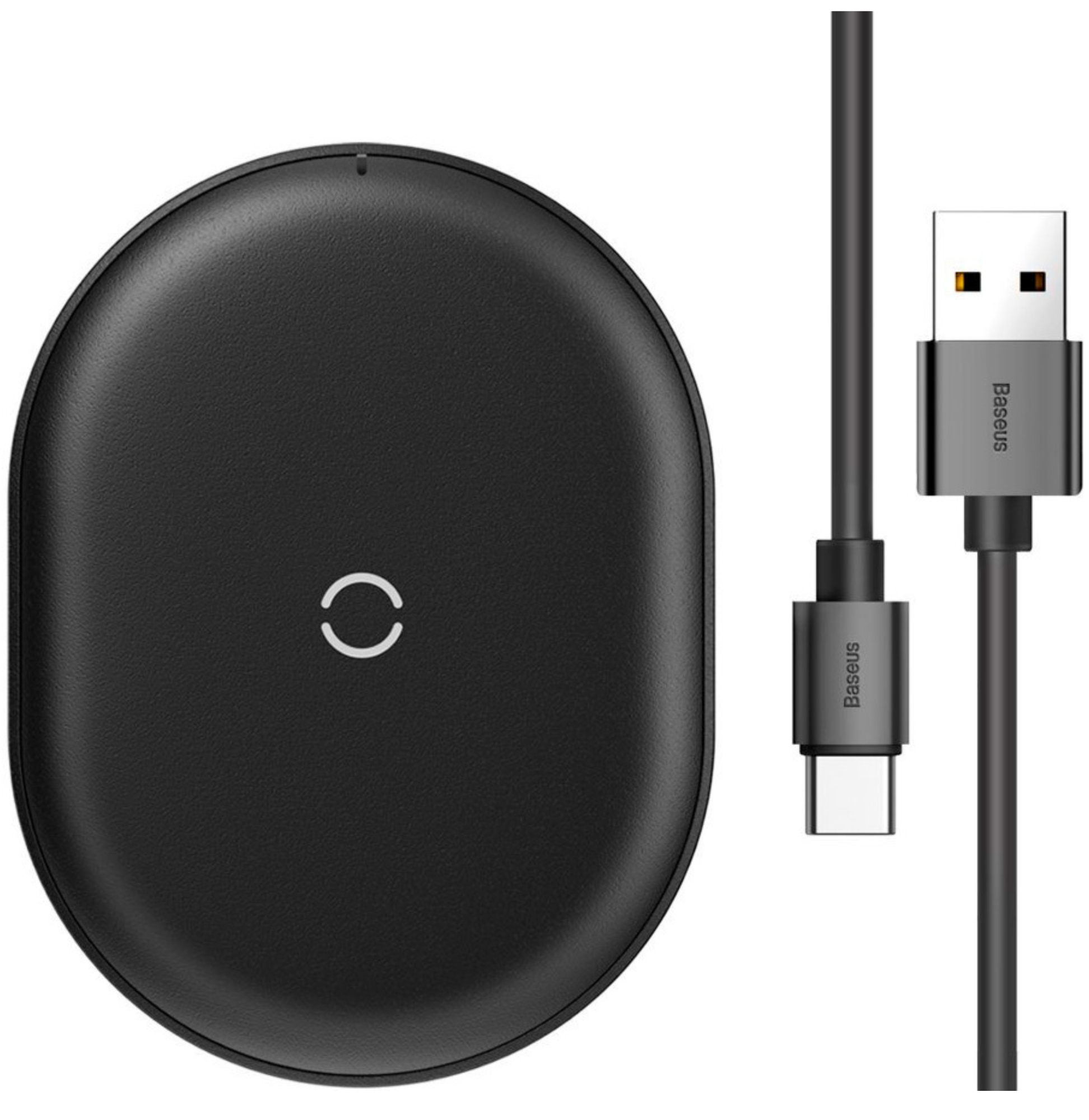 Беспроводное зарядное устройство Baseus Cobble, 15W, черный