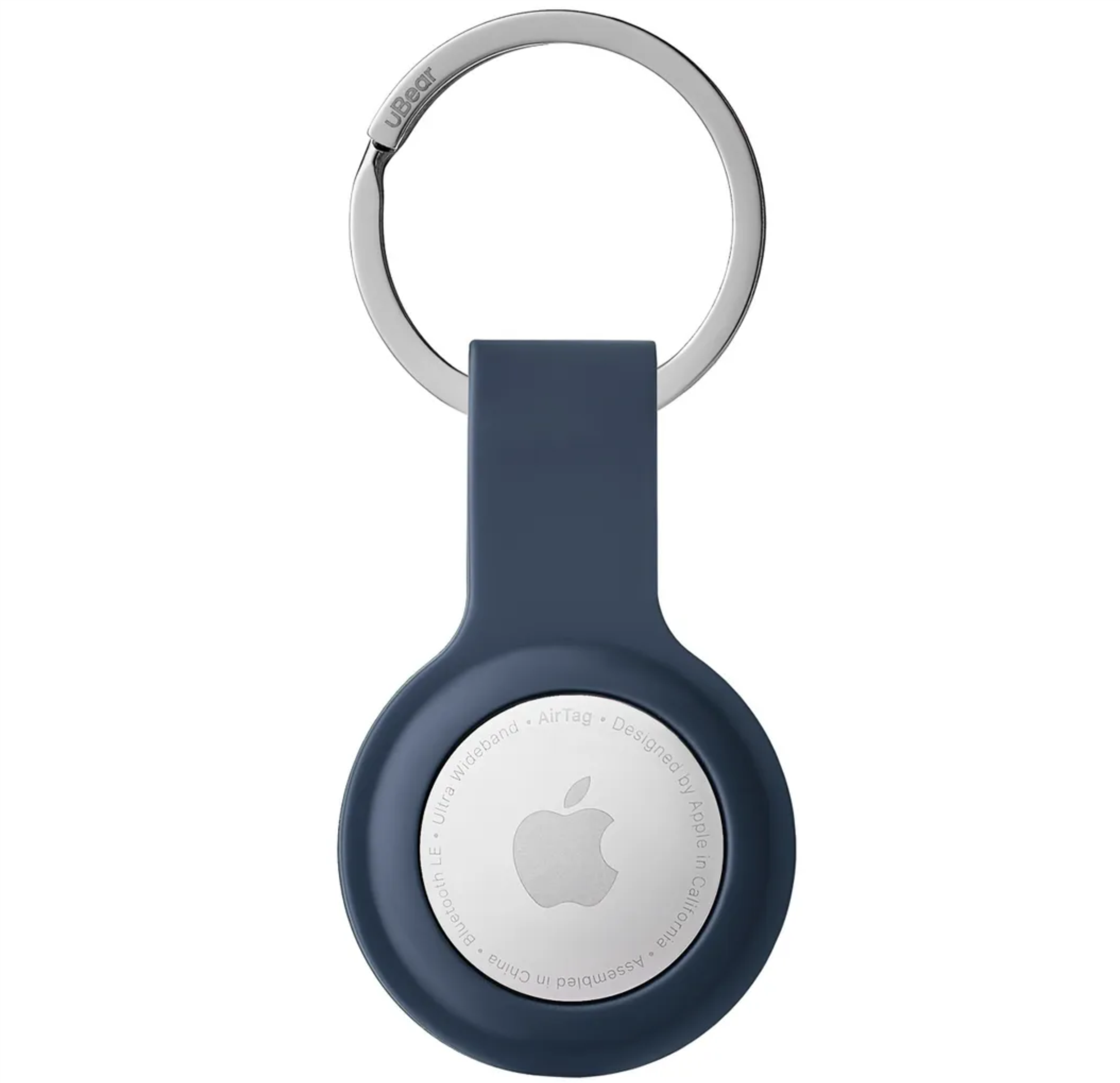 Брелок Ubear Touch Ring Case для AirTag с кольцом, темно-синий
