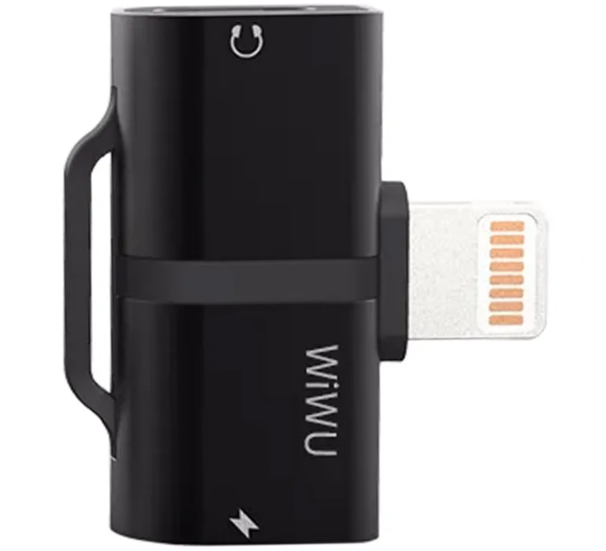 Адаптер-переходник WiWU Gemini ST02 Pro Lightning to Lightning & 3,5 mm AUX Black