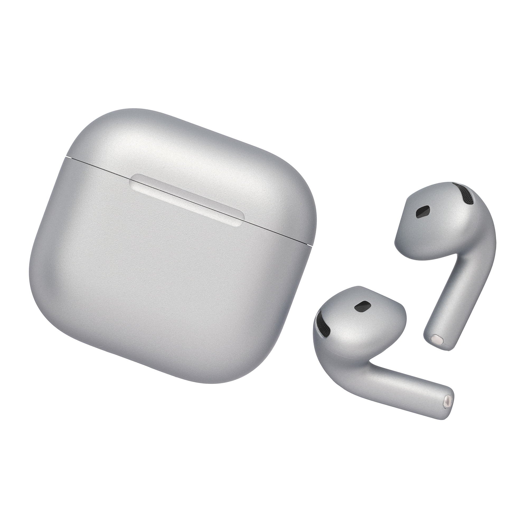 Наушники беспроводные Apple AirPods 4 (MXP93) с шумоподавлением - Silver Matte