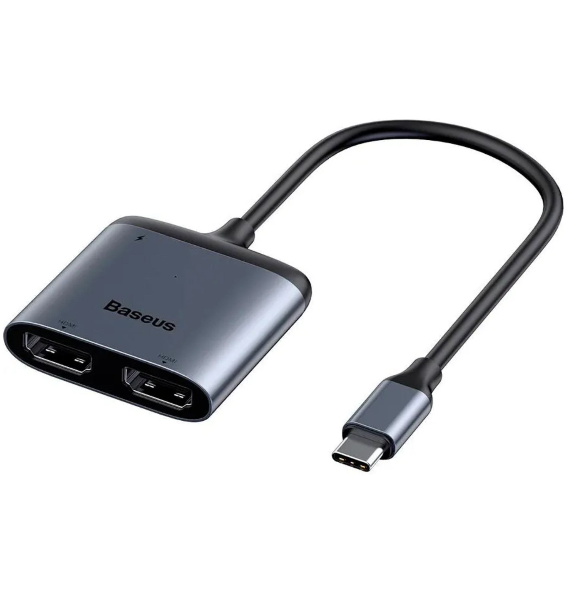 Адаптер Baseus Type C -> 2x HDMI